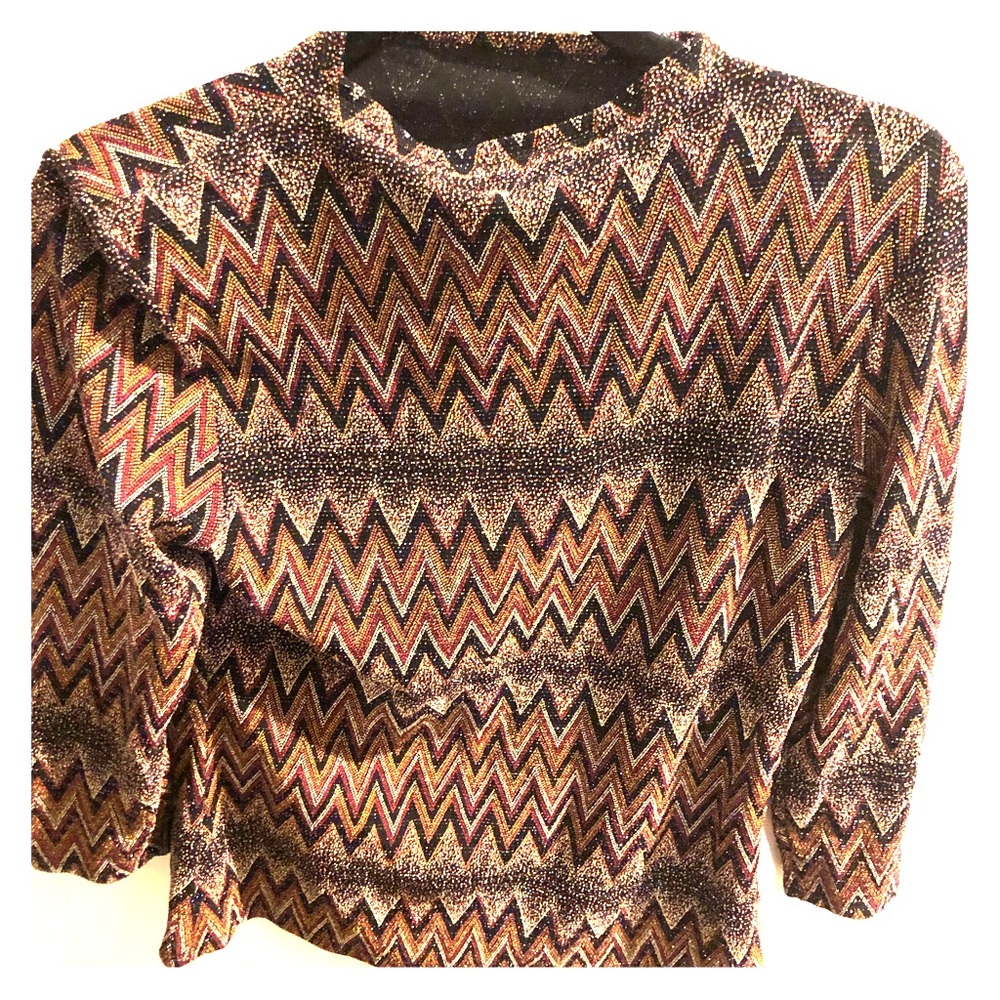 Carol Little Vintage New Sparkly Tunic Sweater